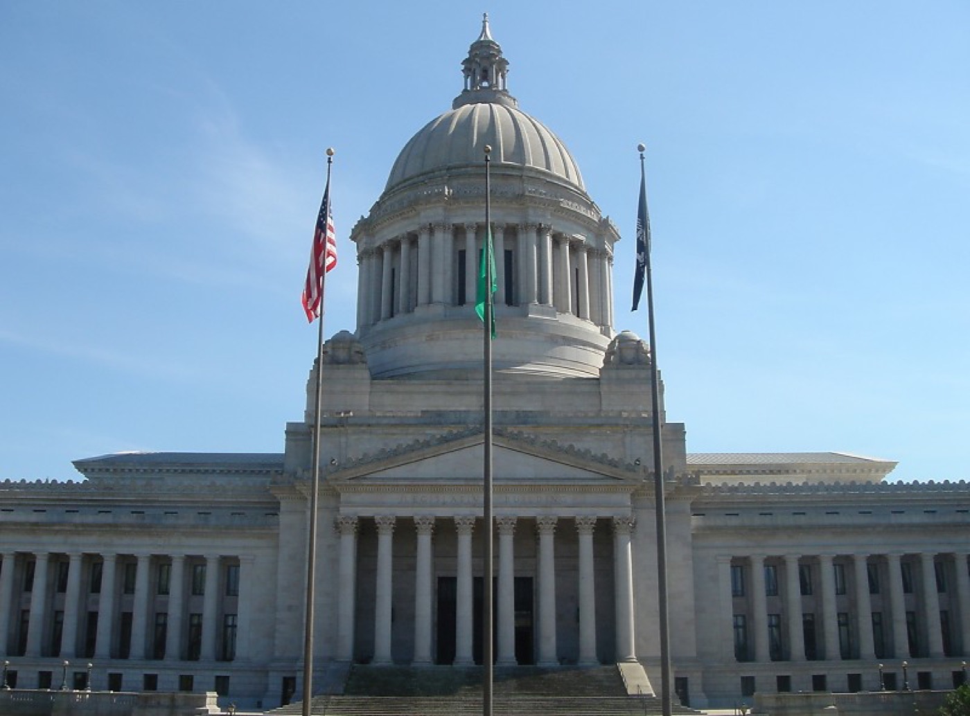 The Legislative Building at the Washington State Capitol campus in Olympia
