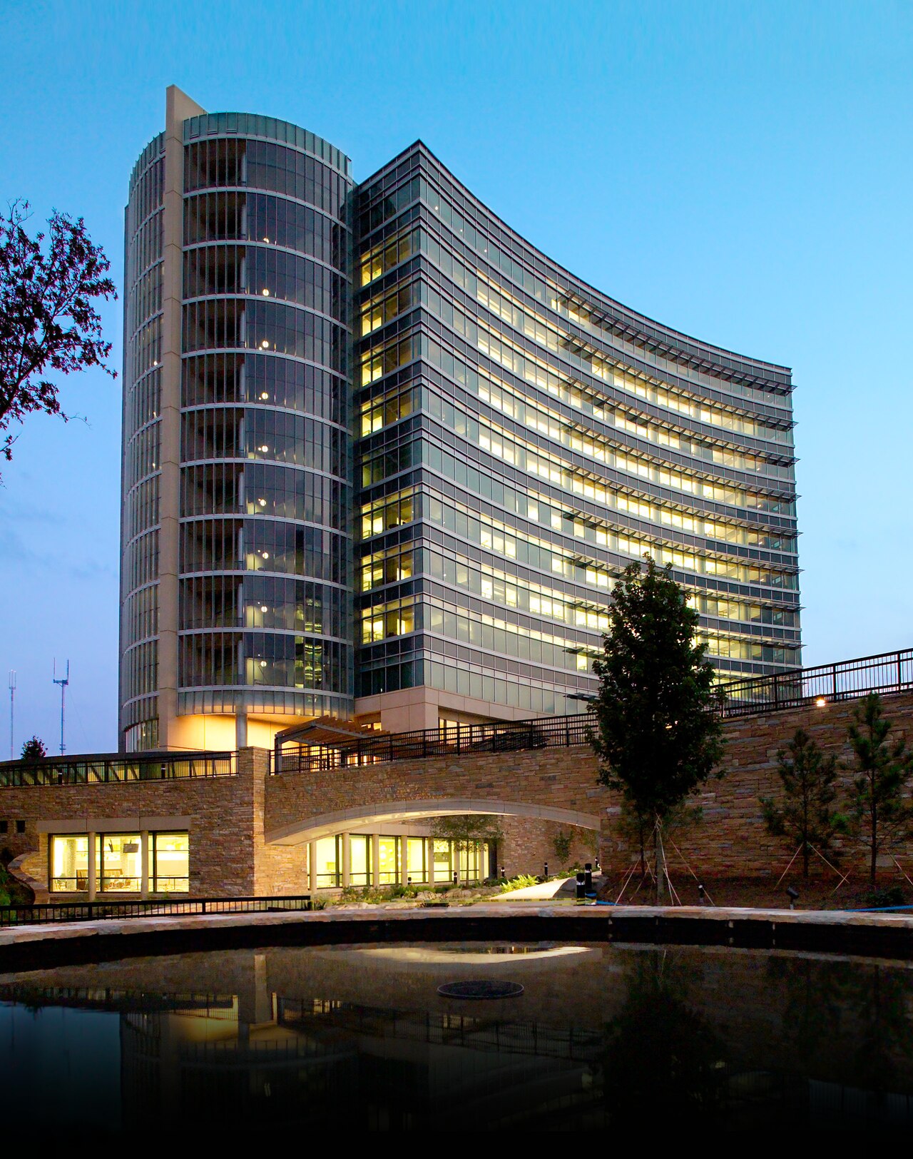 The Arlen Specter Headquarters and Emergency Operations Center building on the CDC's Roybal campus in Atlanta, Georgia