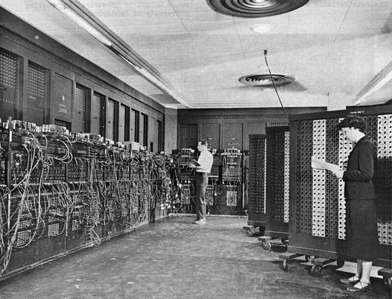 ENIAC — one of the first electronic computers, built in the 1940s