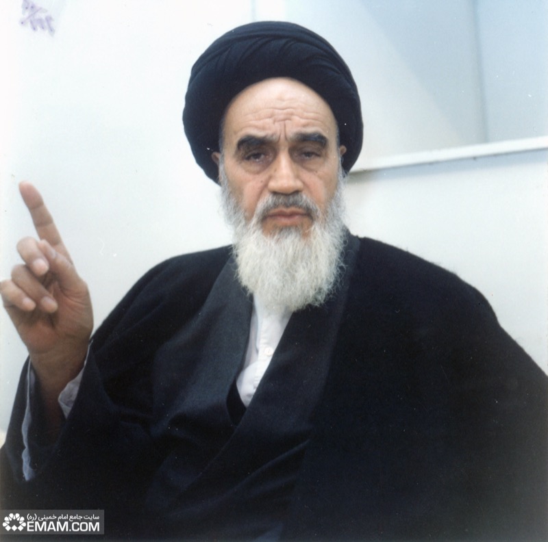 Ayatollah Khomeini during the 1979 Islamic Revolution