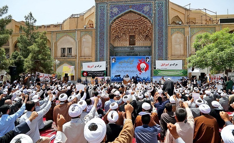 Iranian students studying