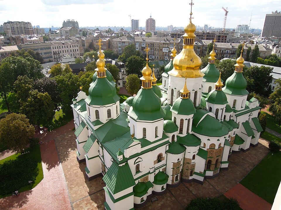 Saint Sophia Cathedral in Kyiv, built in the 11th century during Kievan Rus'